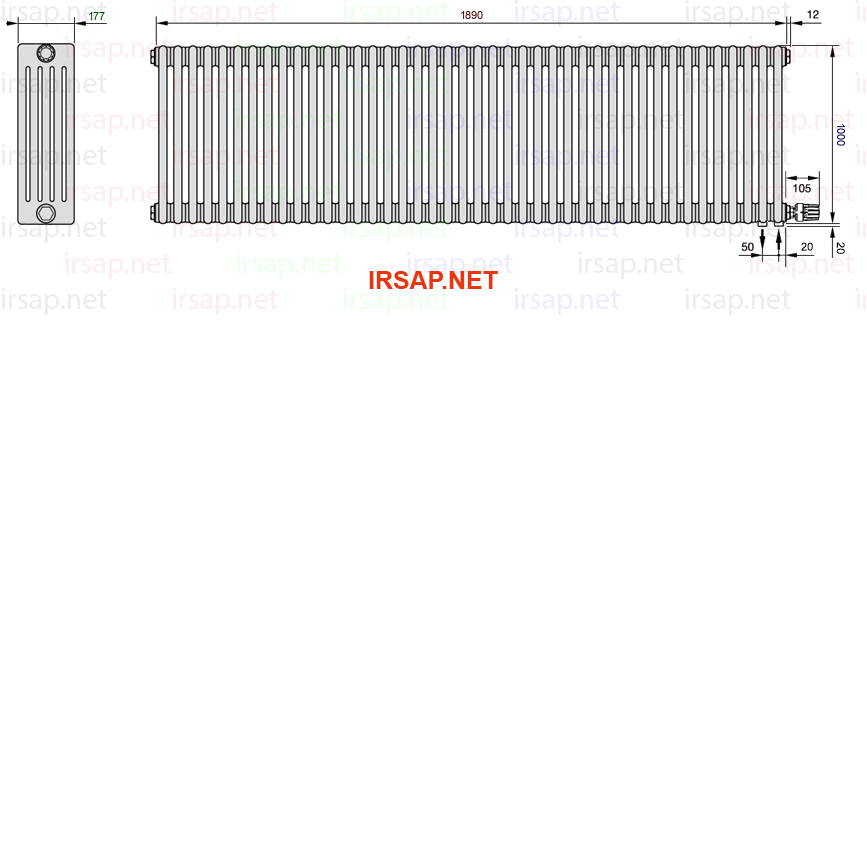 Радиатор IRSAP Tesi 51000/42 T26 CL 01